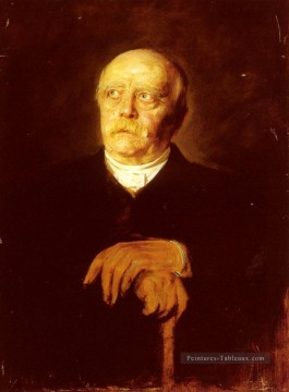  portrait Peintre - Portrait de Furst Otto von Bismarck Franz von Lenbach